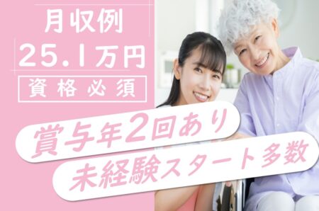 【帯広市】有料老人ホームの介護職 